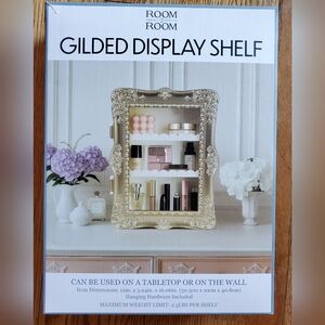 Gilded Display Shelf Five Below TikTok Viral Gold Brand New Room2Room
